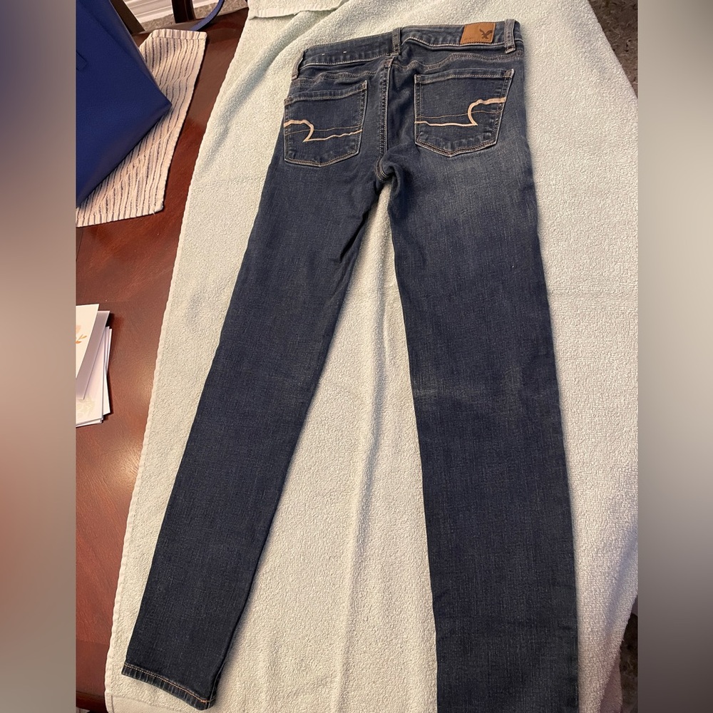 American Eagle skinny super stretch jeans size 00